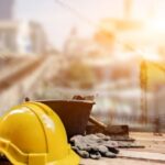 Premium Photo _ Equipment and tools for building construction on wood background_ Labor day and worker concept